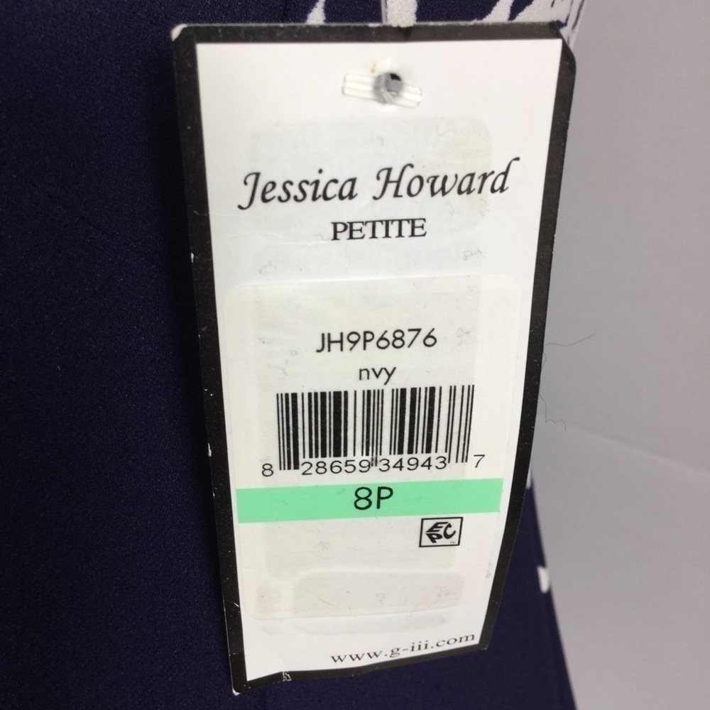 Jessica HOWARD Cold Shoulder 3/4 Sleeve Floral Print Dress Size 8P NWT - Picture 12 of 14
